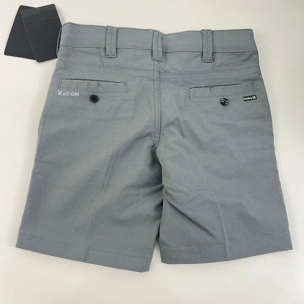 Hurley H20 Dri Boys Size 4 Walking‎  Shorts Cool Gray  Adjustable Waist